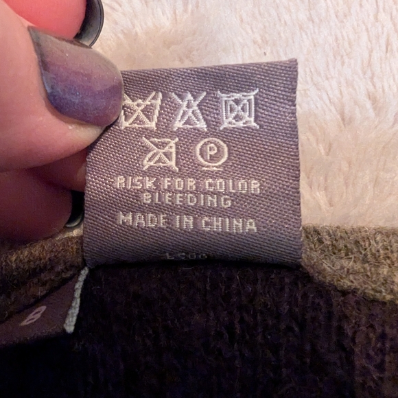 Hestra Women's Casual Soft Leather And Wool Gloves Brown And Green Size 8 - Picture 4 of 6